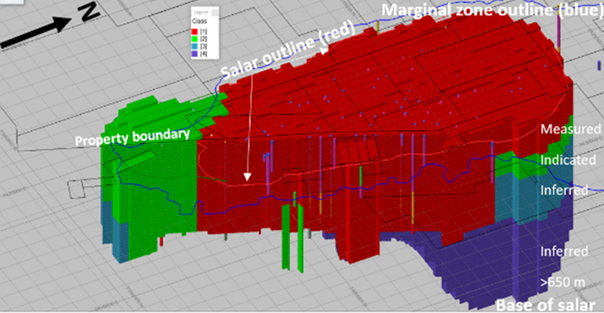 Location map of Measured, Indicated and Inferred Lithium Mineral Resources