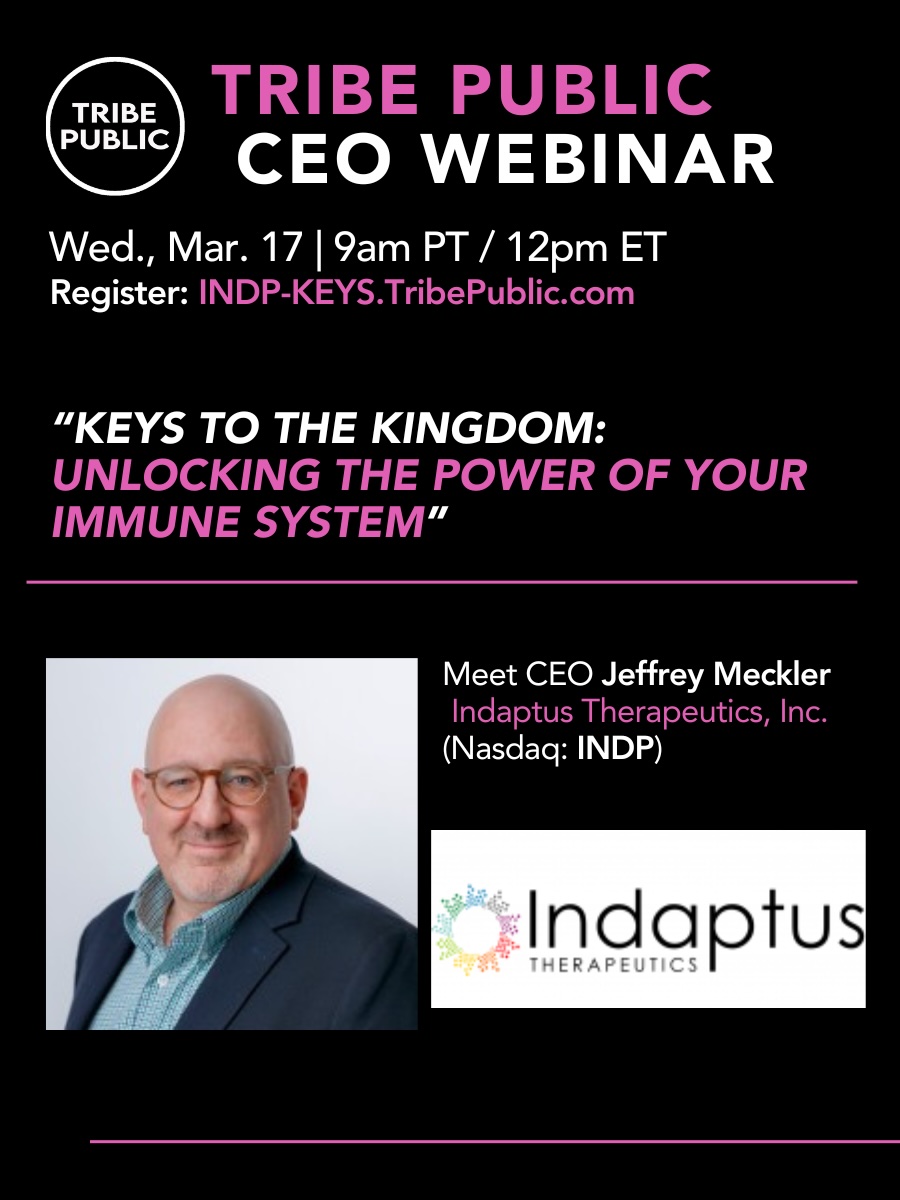 Tribe INDP webinar March 17 2025 event graphic