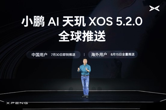 Xmotors_2024/07/31: XPENG announces first global Tianji XOS 5.2 OTA upgrade and nationwide rollout of state-of-the-art unlimited XNGP