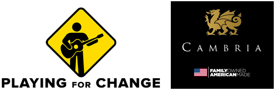 PLAYING FOR CHANGE PARTNERS WITH CAMBRIA® ON NEW SONG