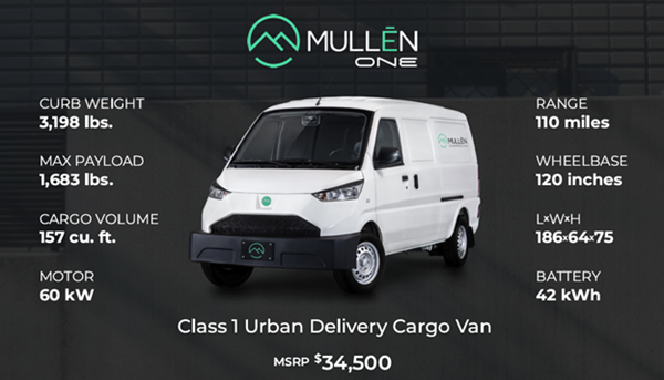 Mullen delivers 50 Class 1 EV cargo vans to Randy Marion Automotive Group