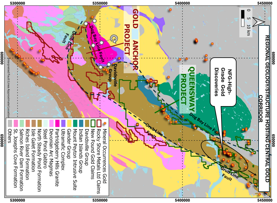 Map 3 - Regional Geology Surrounding Gold Anchor