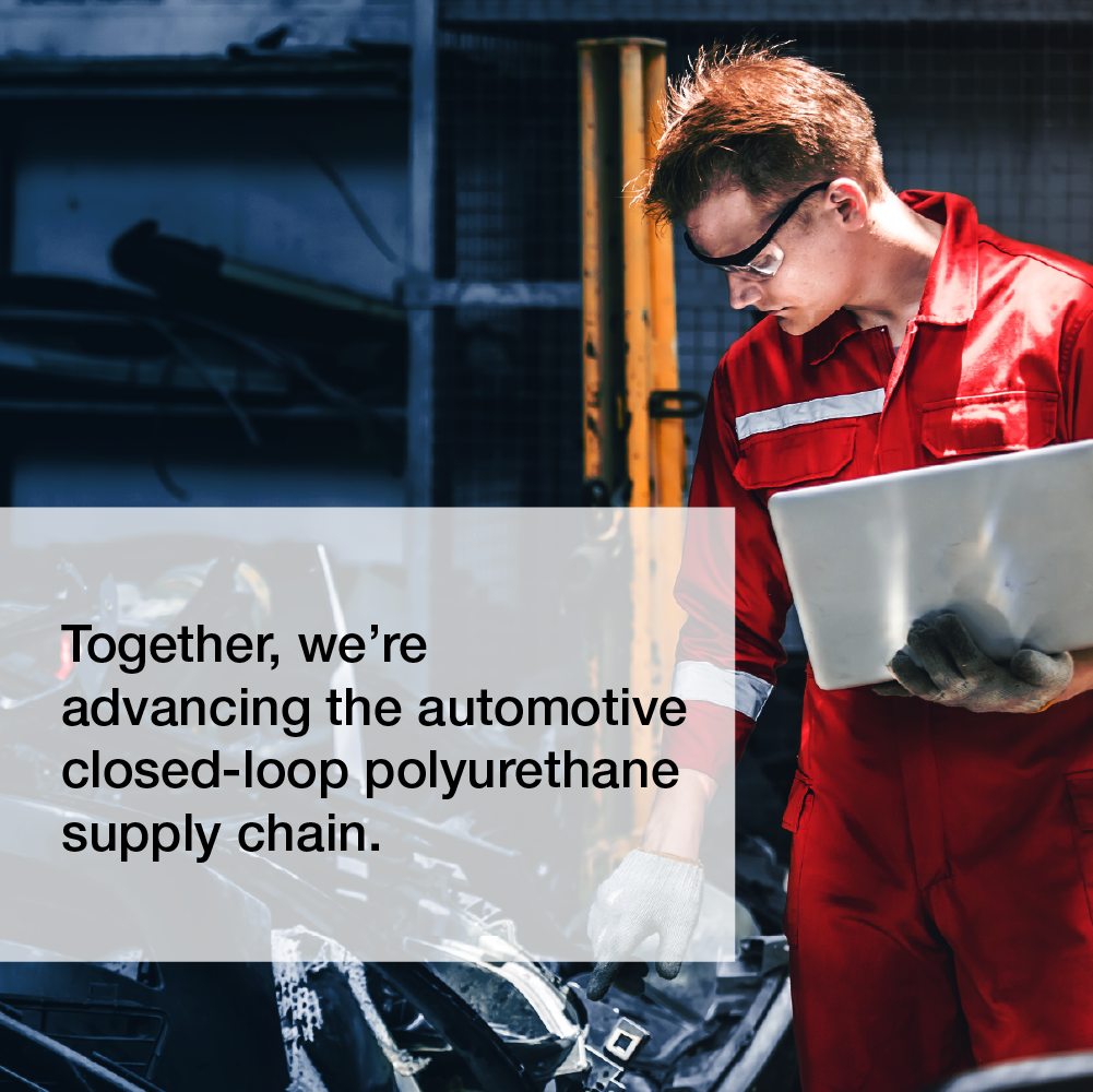 Working across the auto-recycling ecosystem, Dow and Gruppo Fiori aim to streamline collection and processing of polyurethane waste so it can re-enter the value chain through chemical recycling.