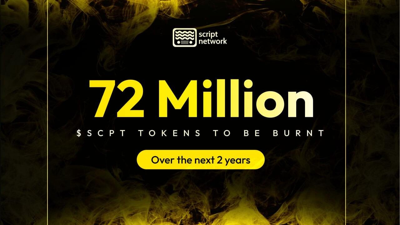 Script Network Announces 72 Million SCPT Burn Program to Mark Key Milestones and Strengthen Ecosystem