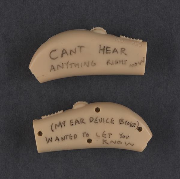 "My Ear Broke"; Collection of Chella Man's "BIG DEAF" Scans, ca. 2020s	