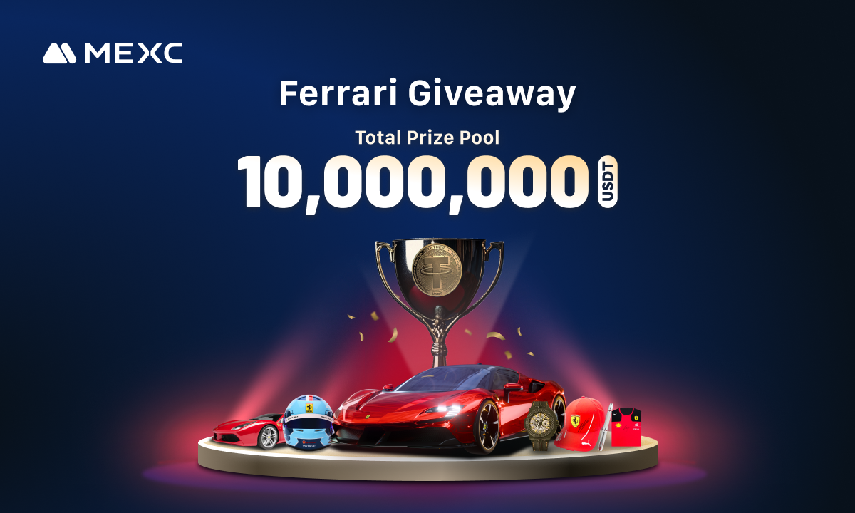 MEXC introduces a Ferrari Giveaway with a 10,000,000 USDT prize pool