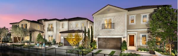 Beacon at Hillcrest Model Street Scene – Porter Ranch, CA | Built by Toll Brothers