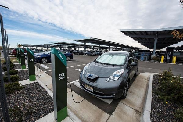 Researchers at NREL calculated how the savings in fuel costs from driving an electric vehicle vs. a conventional automobile. 

Photo by Dennis Schroeder