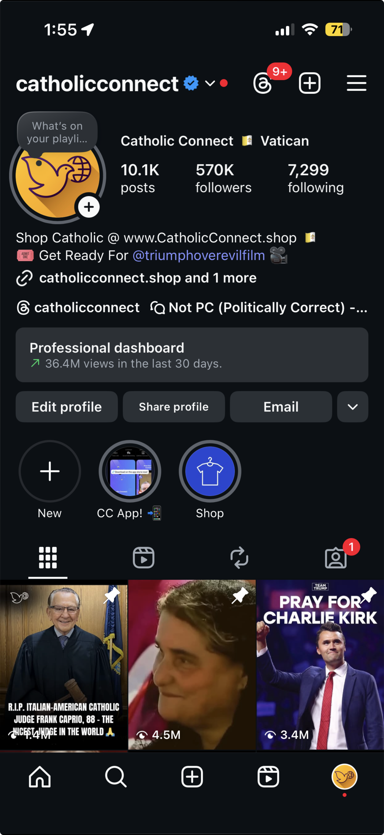 Catholic Connect Reached 30 Million+ Per Month Before Being Targeted By Instagram