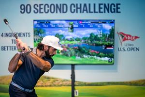 Manolo Vega Demonstrates the 90 Second Challenge at the Corona Premier Clubhouse