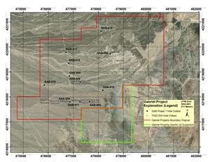 Gabriel Lithium Project Expanded Land Map