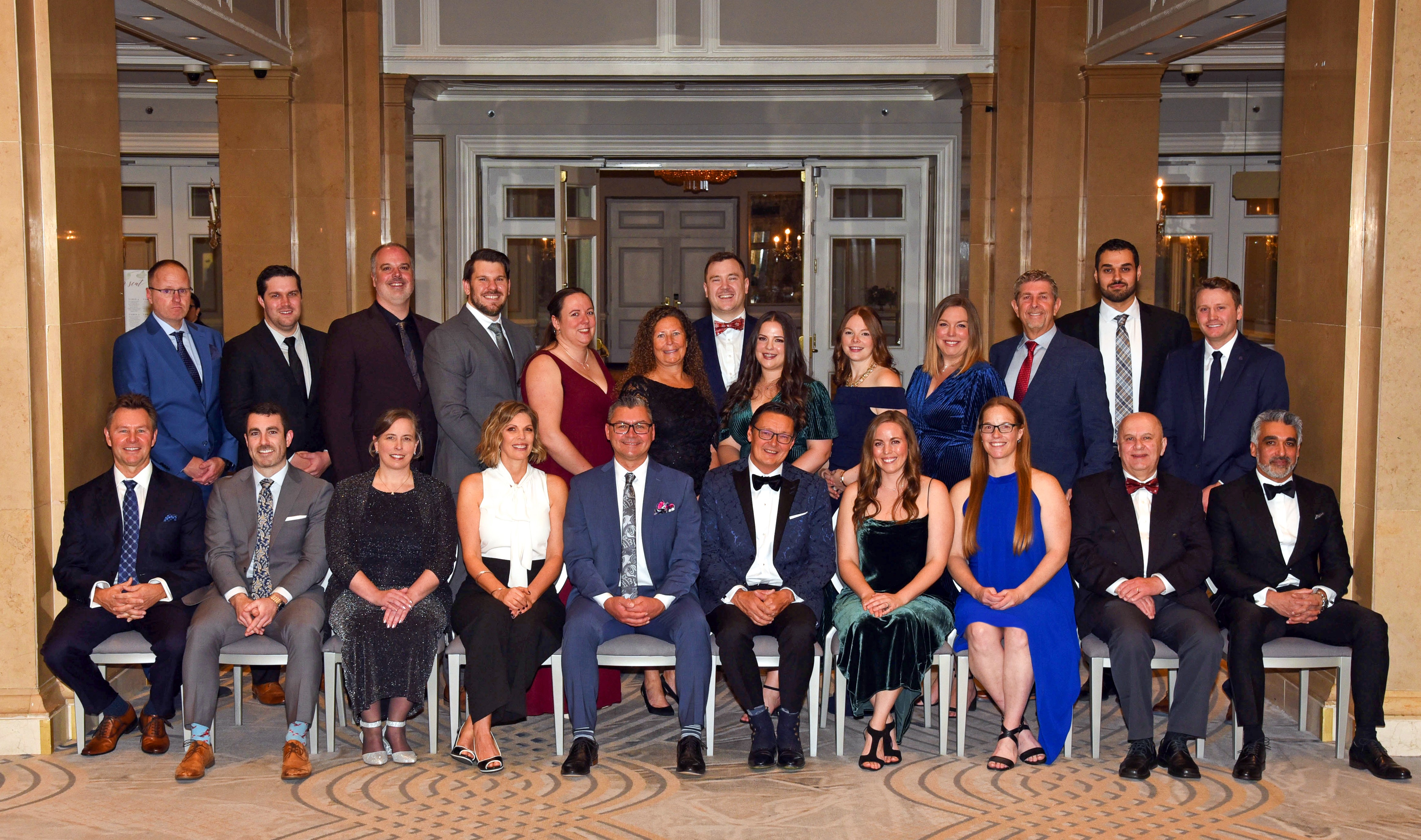 Crozier’s new shareholders pictured alongside Nick Mocan, President, Crozier, and Chris Crozier, CEO and Founder, Crozier [pictured bottom row, centre].