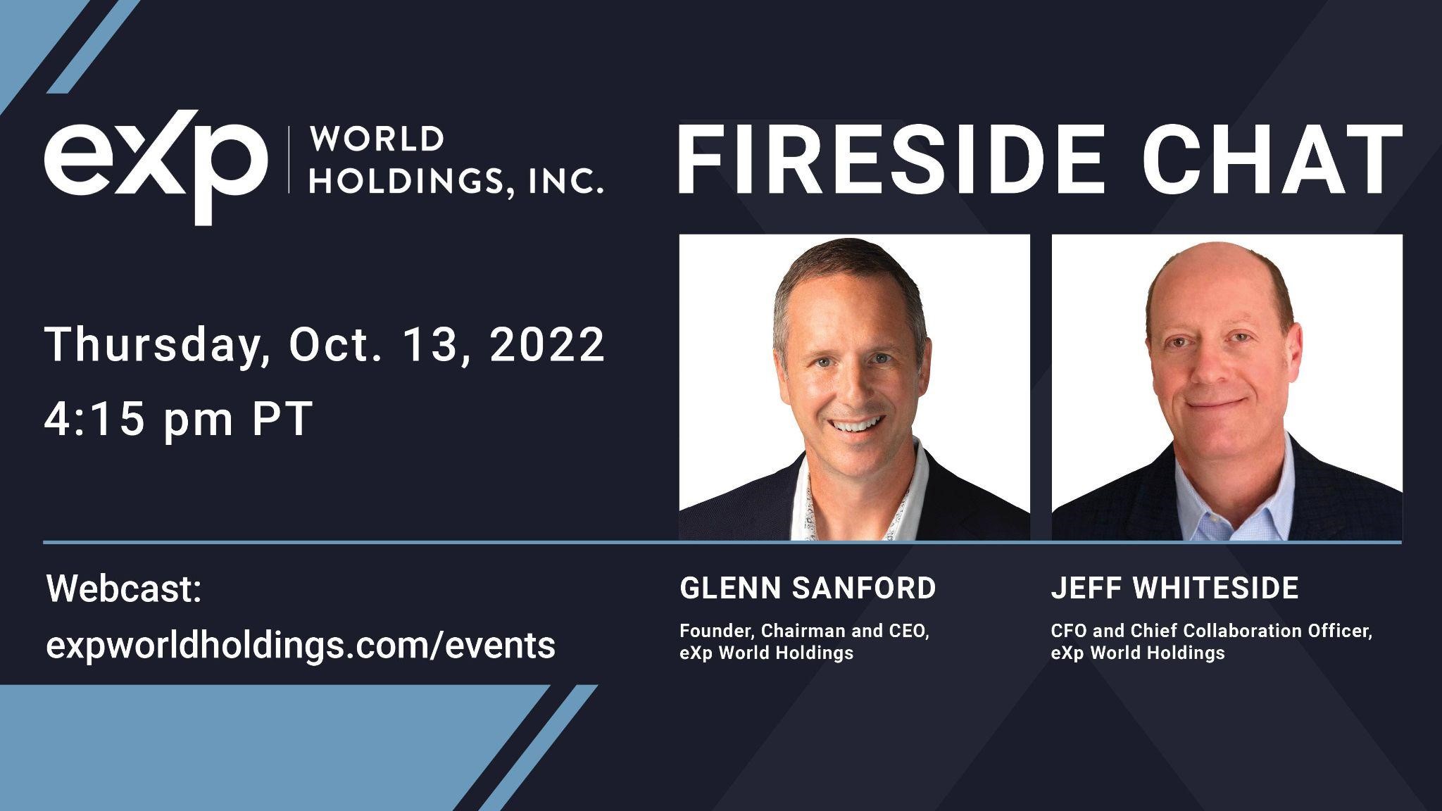 eXp World Holdings to Host Fireside Chat at EXPCON