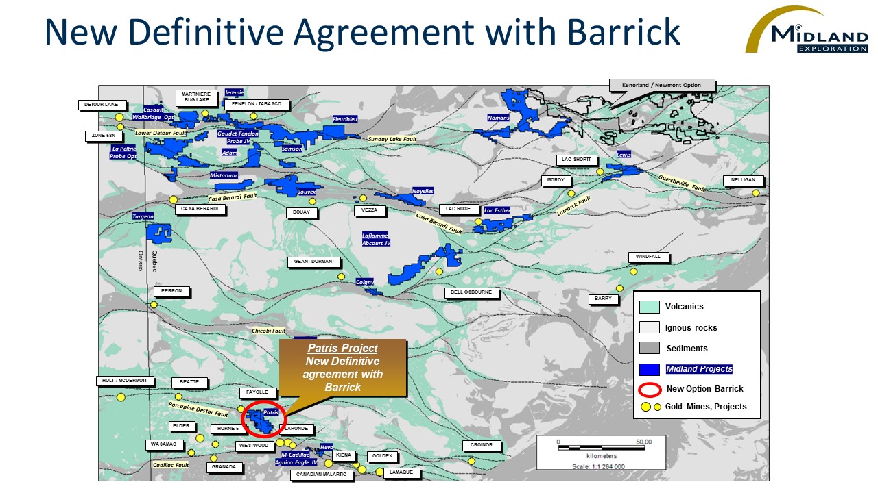 Figure 1 New Definitive Agreement with Barrick