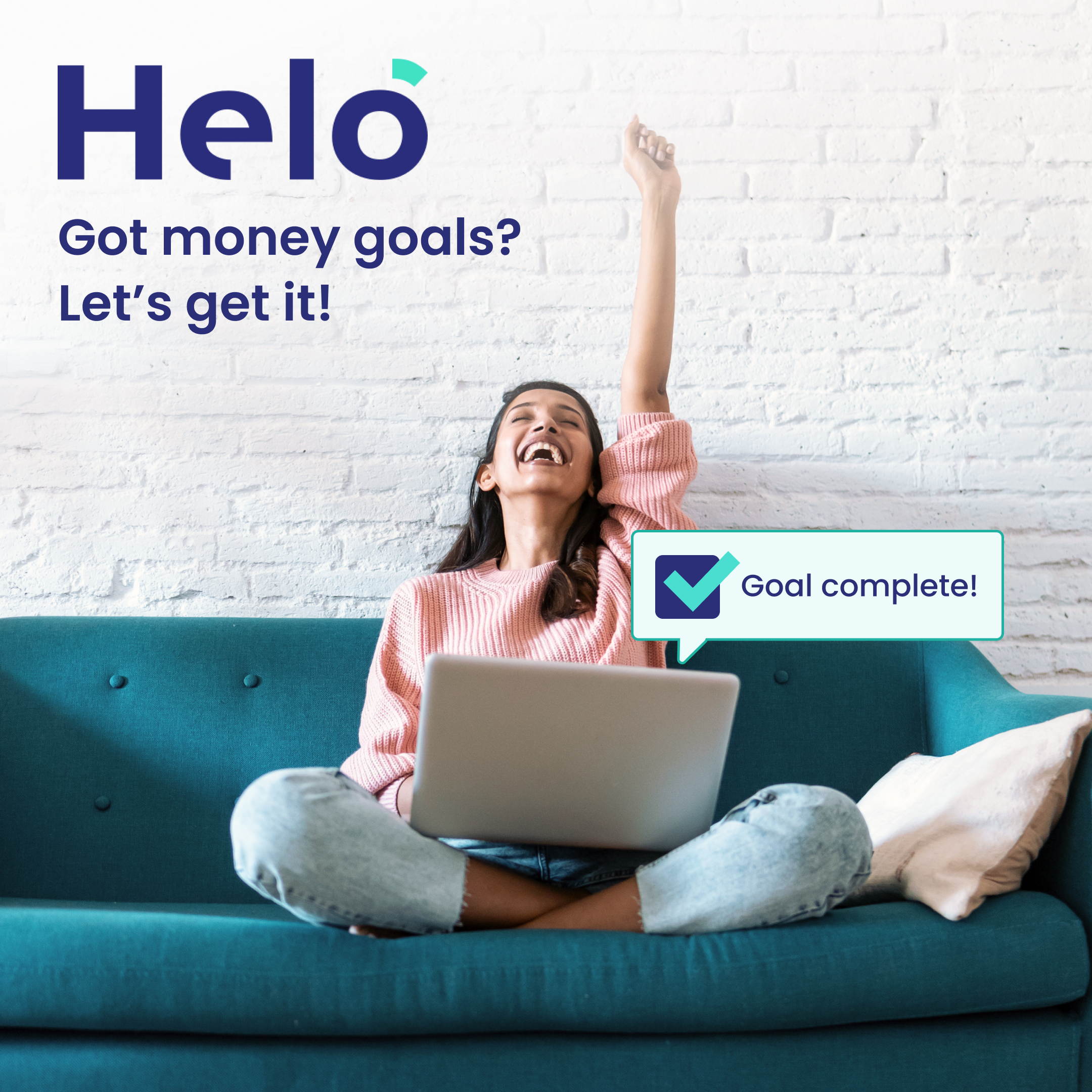 Helo Member Celebrates as their financial goal is completed