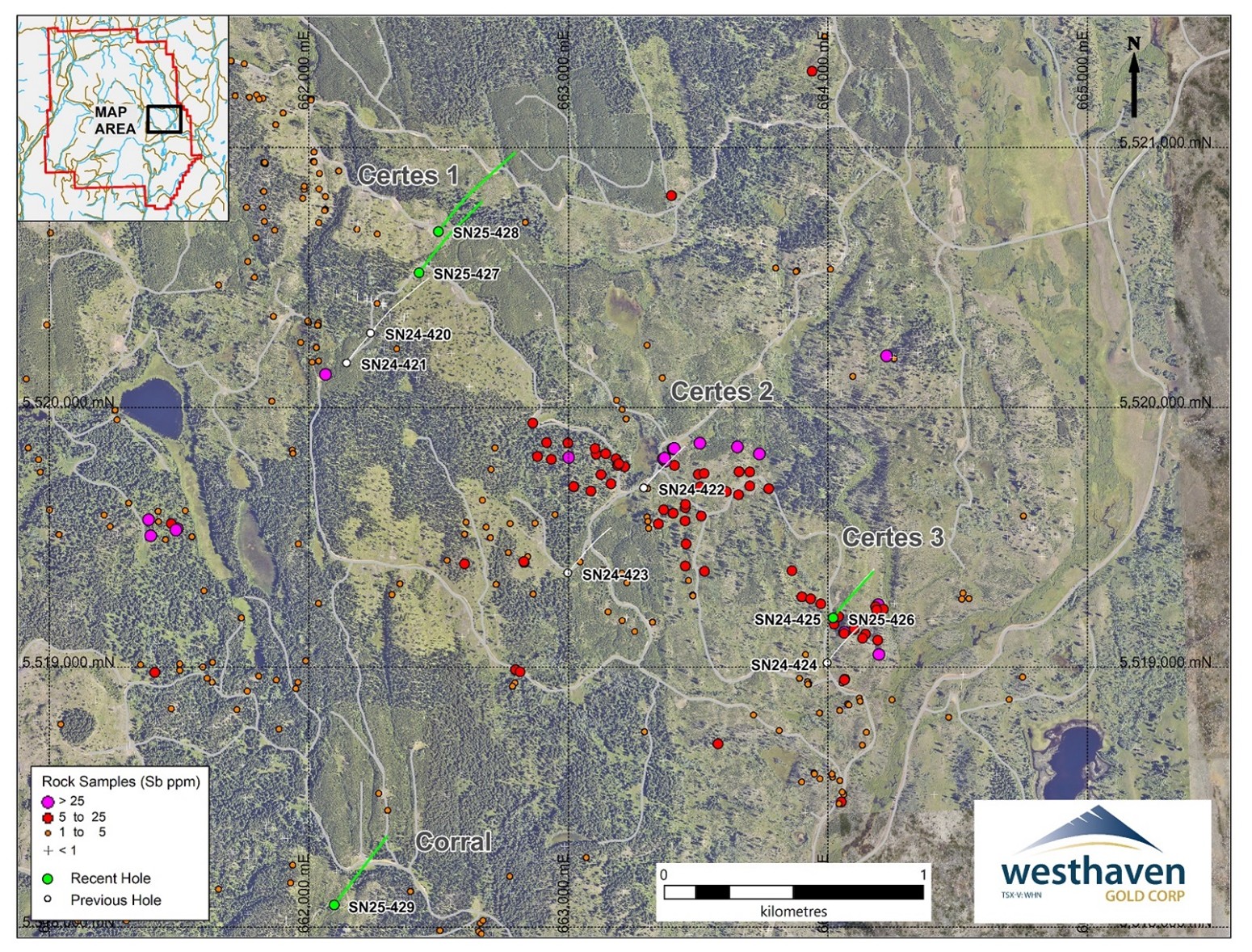 Plan Map of Recent Drilling
