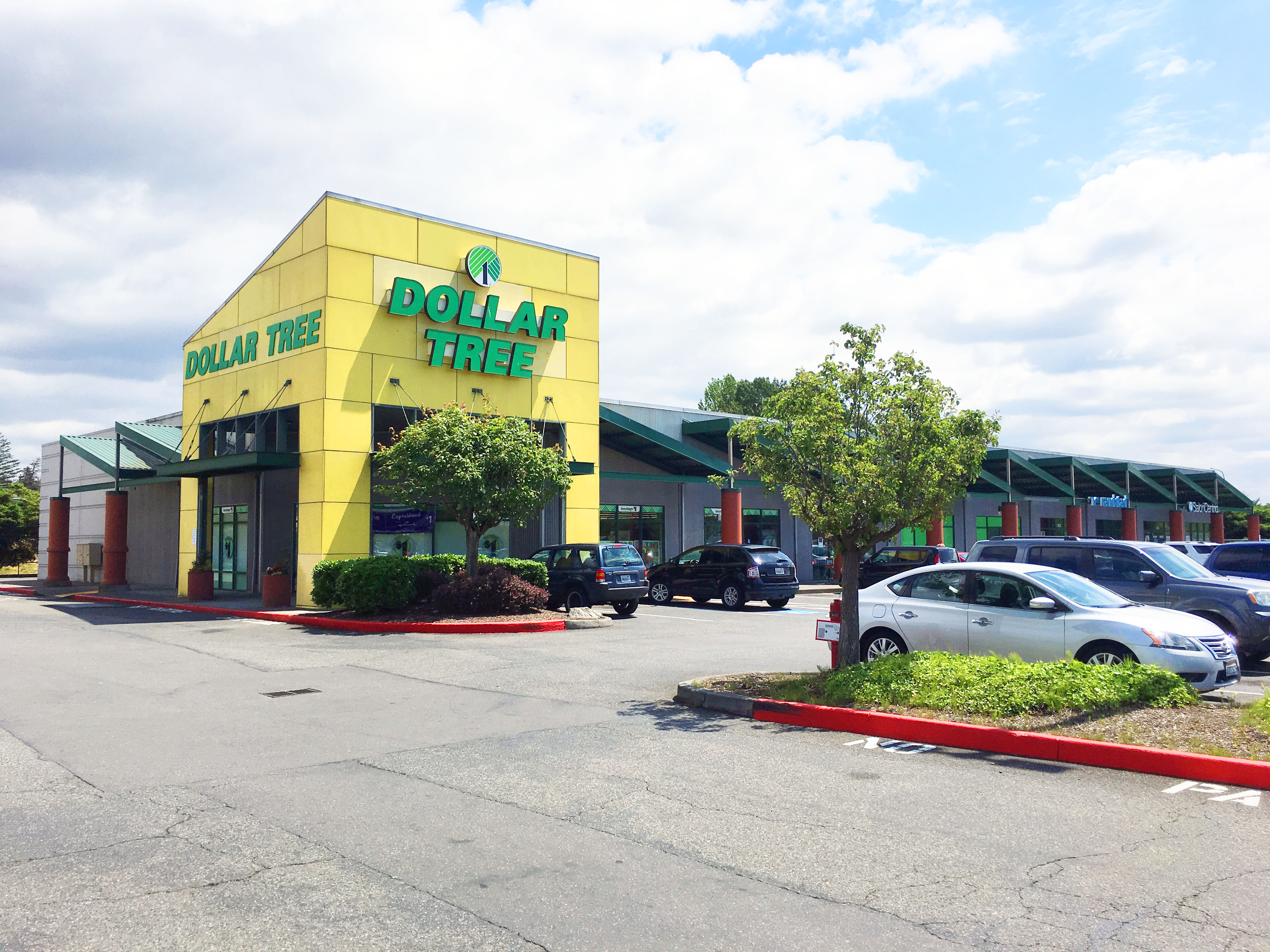 Dollar Tree, at Langston Landing in Kent, WA. 