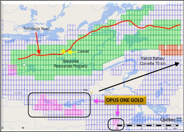 Opus One Gold Corporation Inc.