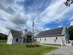 Shelburne, NH Town Hall with Enphase Microinverters