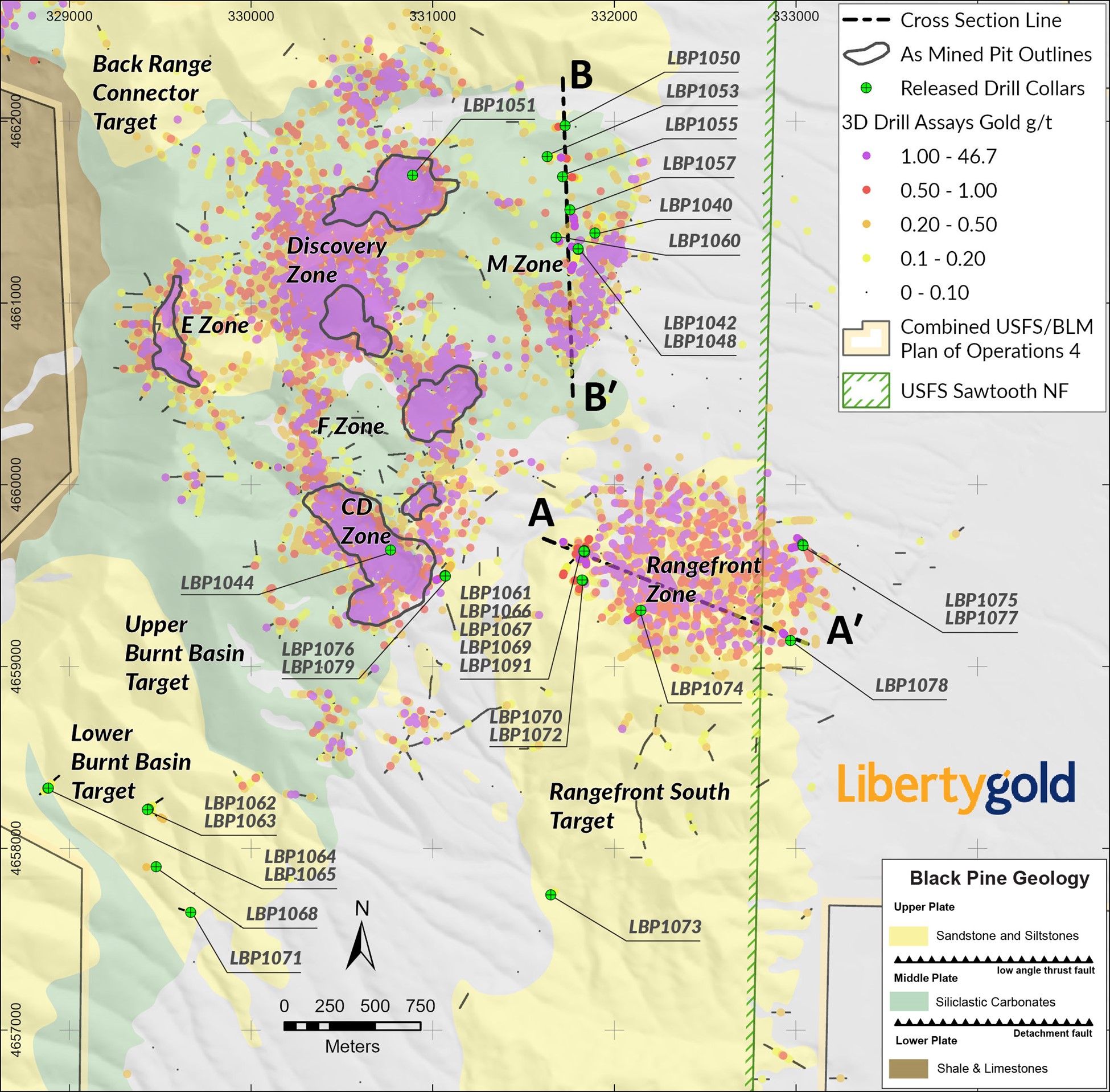 DRILL RESULTS MAP