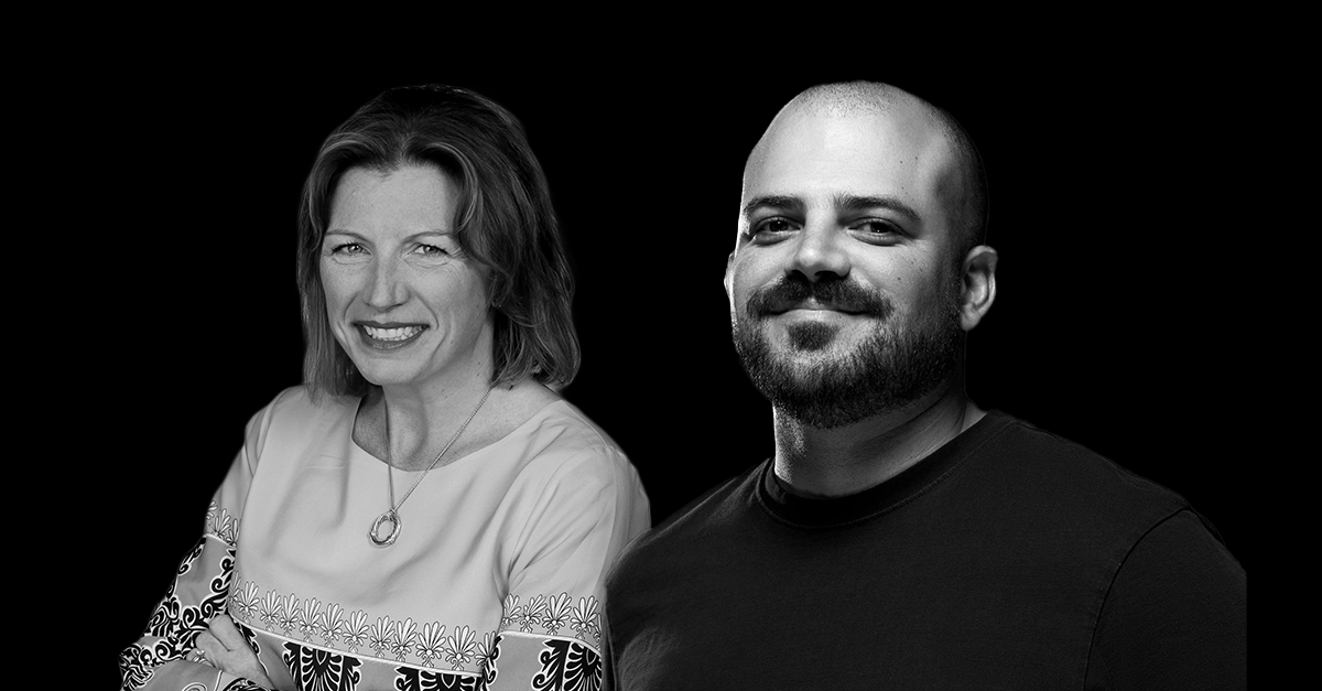Left to Right: Fiona Bruder and Juan Crescimone