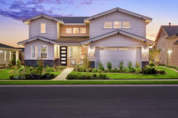 A variety of home designs are offered in Toll Brothers Heirloom Ridge, now open.