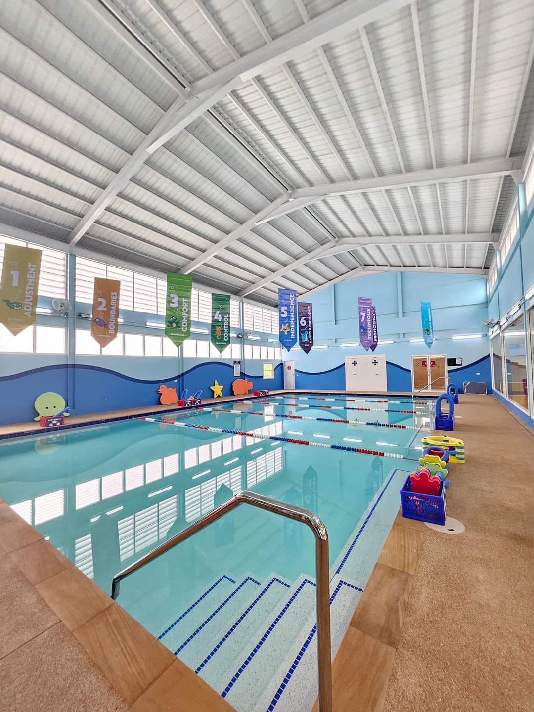 The new, innovative facility features an expansive swimming pool, 10 swim zones and multiple changing rooms equipped with baby changing tables.