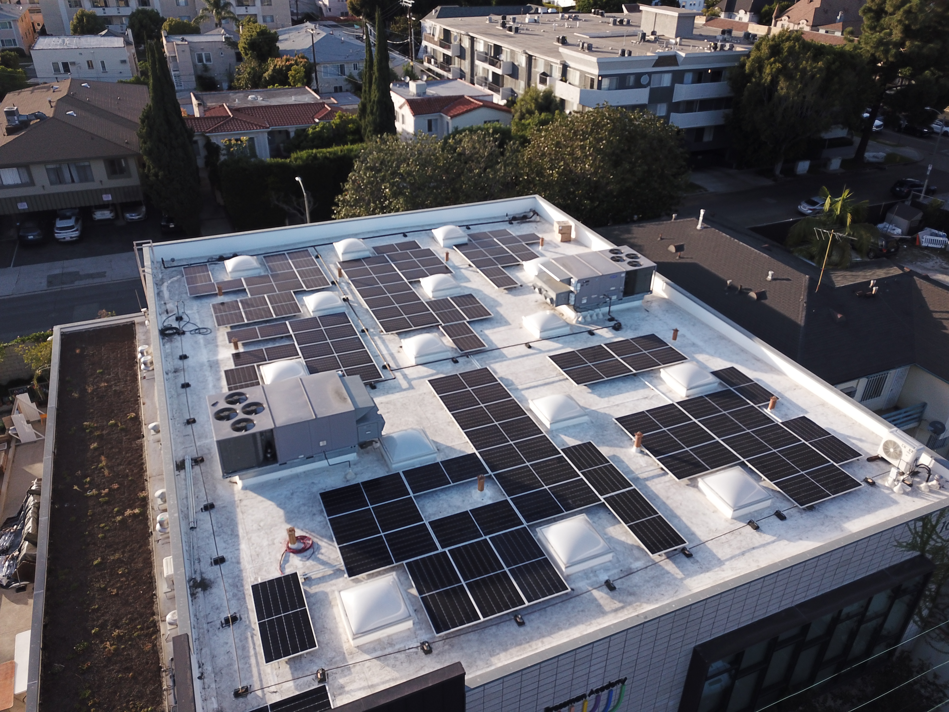 Solar Panels on Temple Beth Am