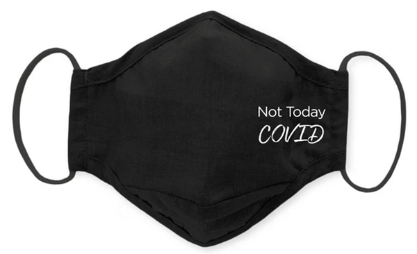 SwaddleDesigns Not Today COVID Face Mask is made with 3-layers of tightly woven cotton to stop droplets. This mask is a top seller at SwaddleDesigns.com. With over 100 masks available, Lynette Damir, RN, founder of SwaddleDesigns, is hopeful that the comfortable and secure design will make it easy for Americans to wear a mask all day and help stop the spread.