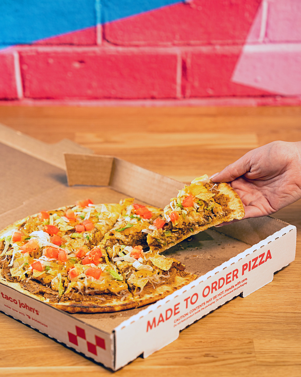 Tacos by the Slice! Taco John's Introduces a Flavor Fiesta with  Made-to-Order Taco Pizza, Available Now for a Limited Time