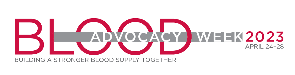 Blood Advocacy Week Logo
