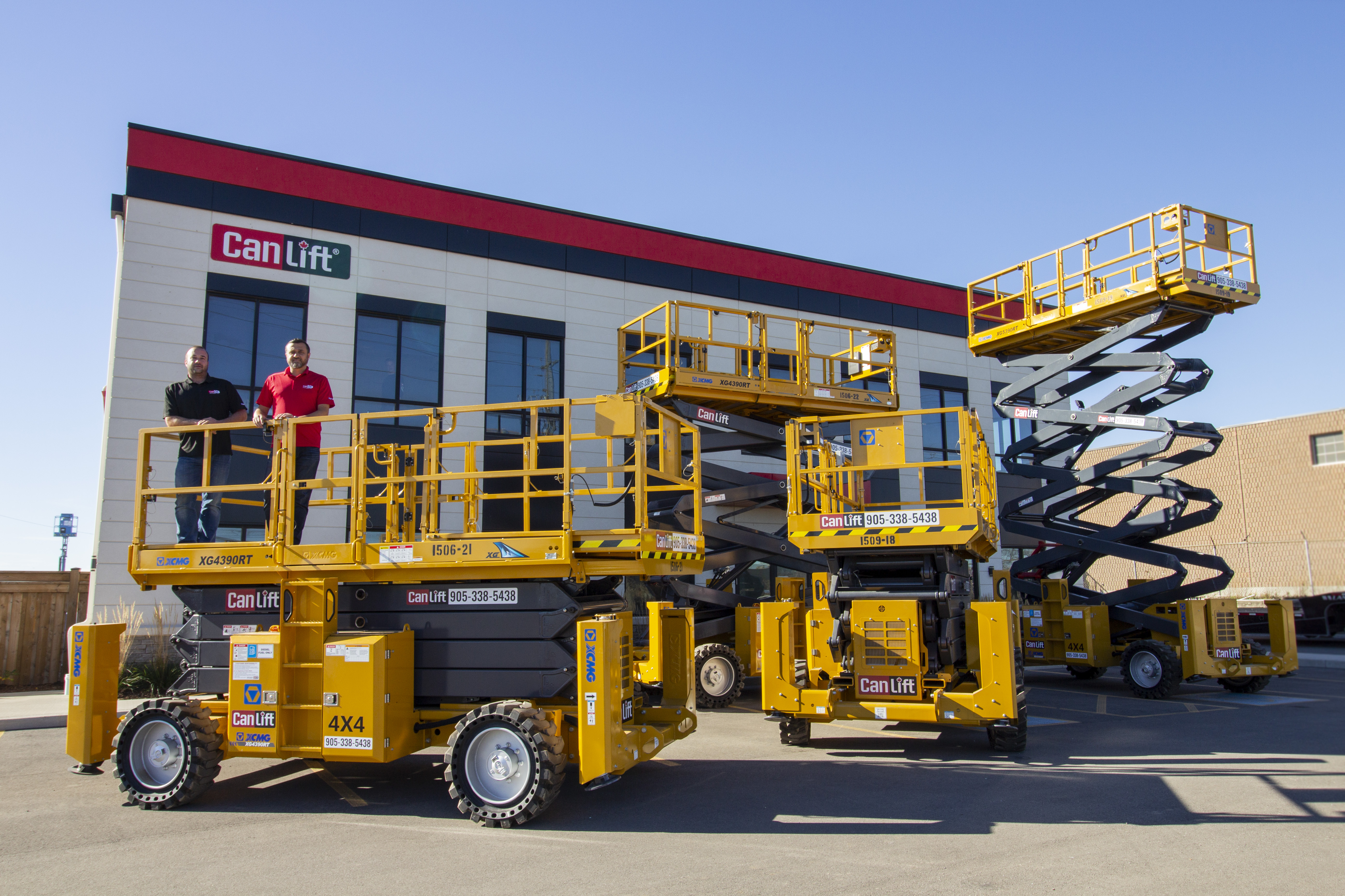 New XCMG Rough Terrain Scissor Lifts at CanLift