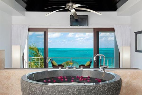 Private beachfront villa in the Turks & Caicos islands - ideal for a romantic retreat