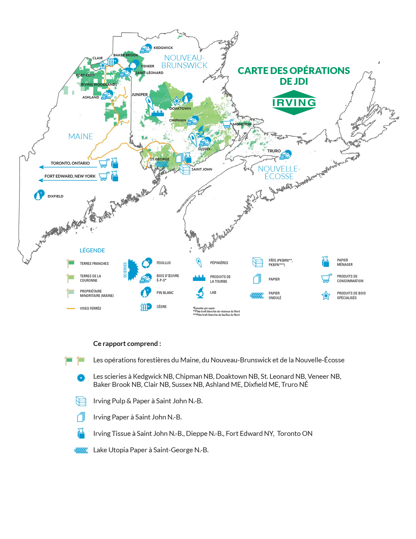 Carte des Opérations de JDI