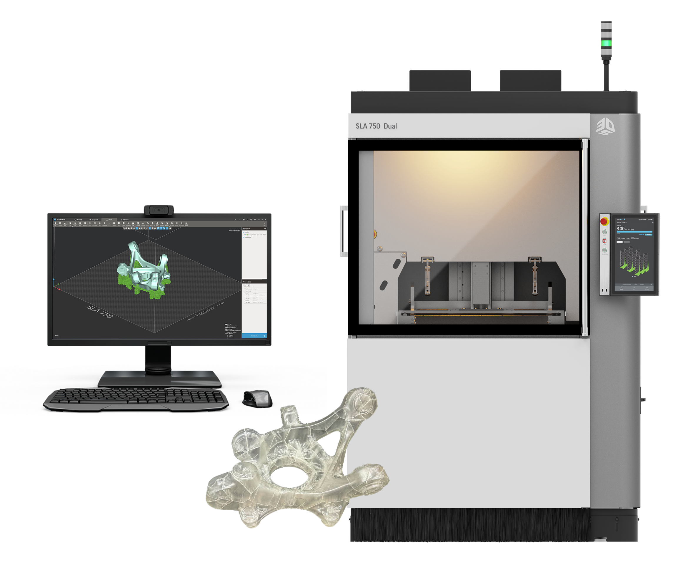 QuickCast Air makes it possible to produce investment casting patterns at a fraction of the cost of wax injection tooling.