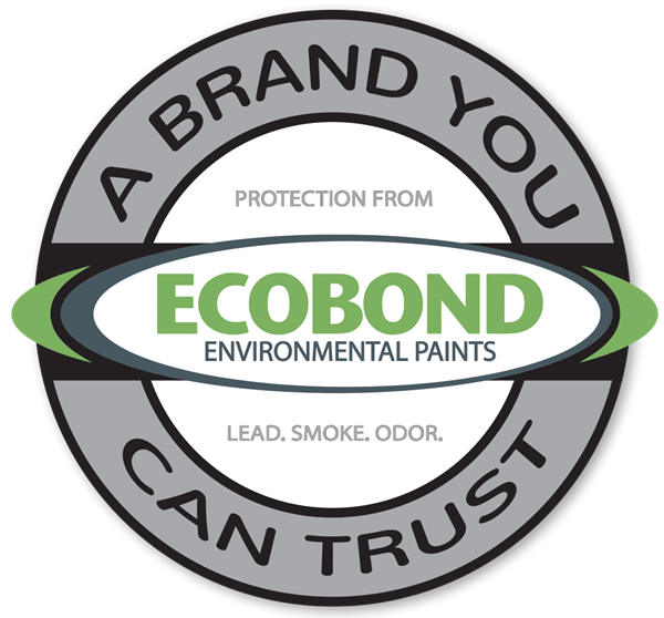 ECOBOND® Paint LLC is the Premier Provider of Environmental Products focused on protecting human health from the dangers of lead, smoke and odors.
Enjoy Peace of Mind from the Dangers of Lead Paint When You Use Our Proven & Patented ECOBOND® Family of Environmental Paints!
Now includes Bitrex® a bitter-tasting additive to discourage oral contact!
www.EcobondPaint.com

We are an Environmental paint products manufacturer focused on the treatment of hazards dealing with lead, smoke & odor.  
