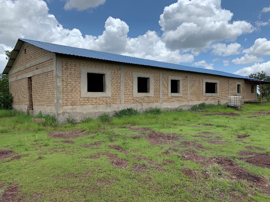 Cafeteria, kitchen and office facility (55% completed)