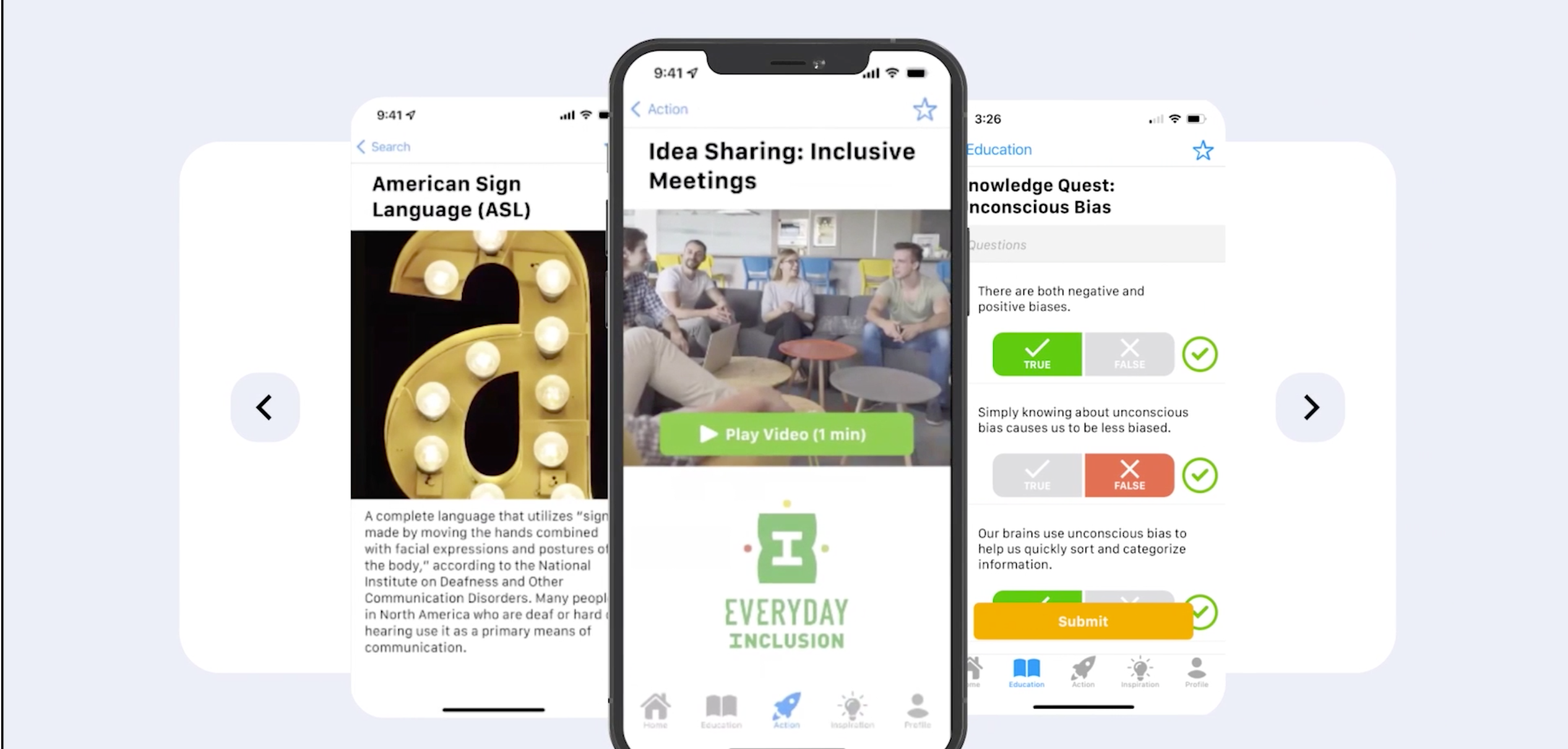 Everyday Inclusion App -  Version 3