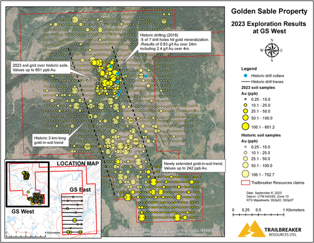 2023 exploration at Golden Sable West.