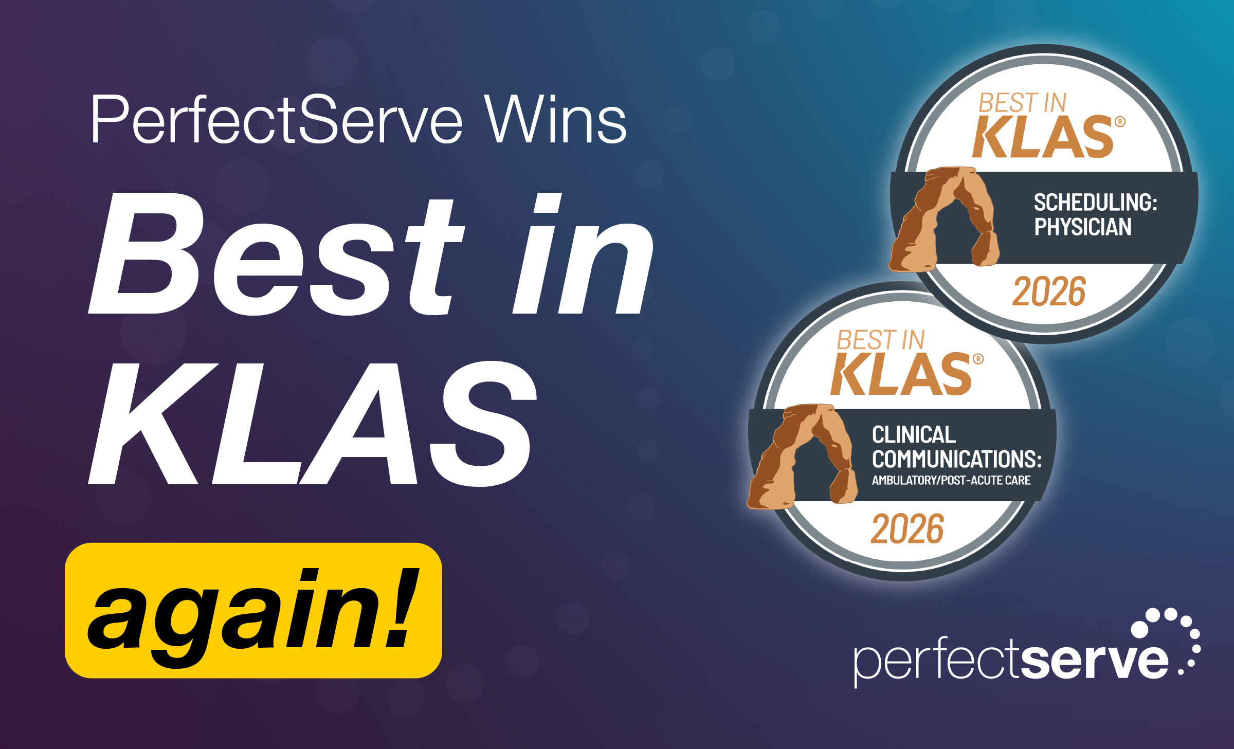 PerfectServe Best in KLAS 2026