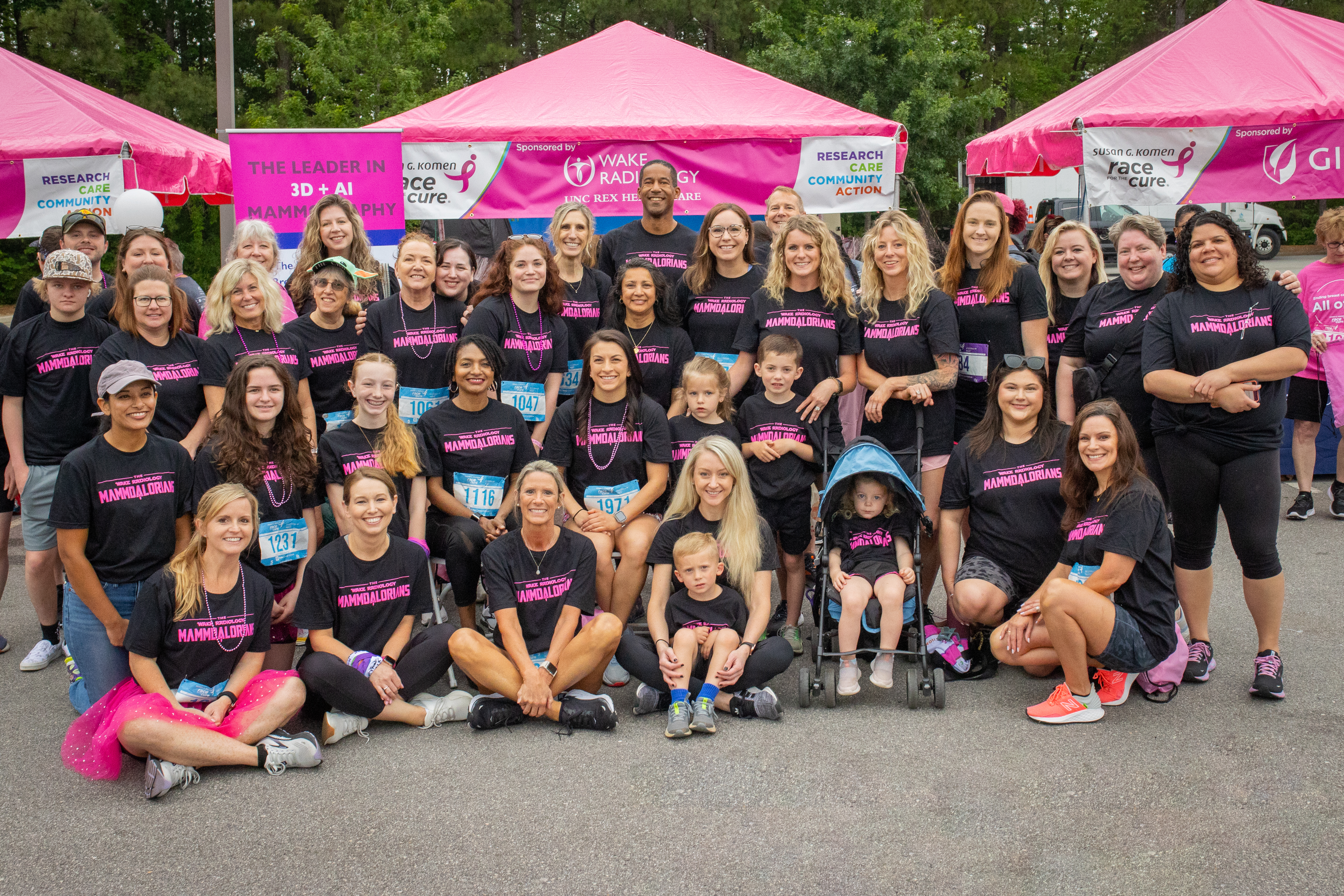 Wake Radiology Team Komen 2024