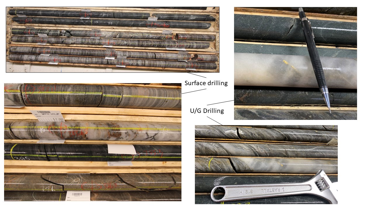 Oct23Figure 3 - Photographs of Alteration and Veining