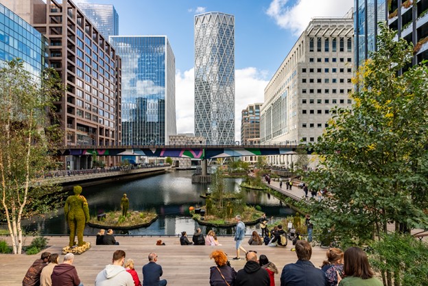 Eden Dock, Canary Wharf, London