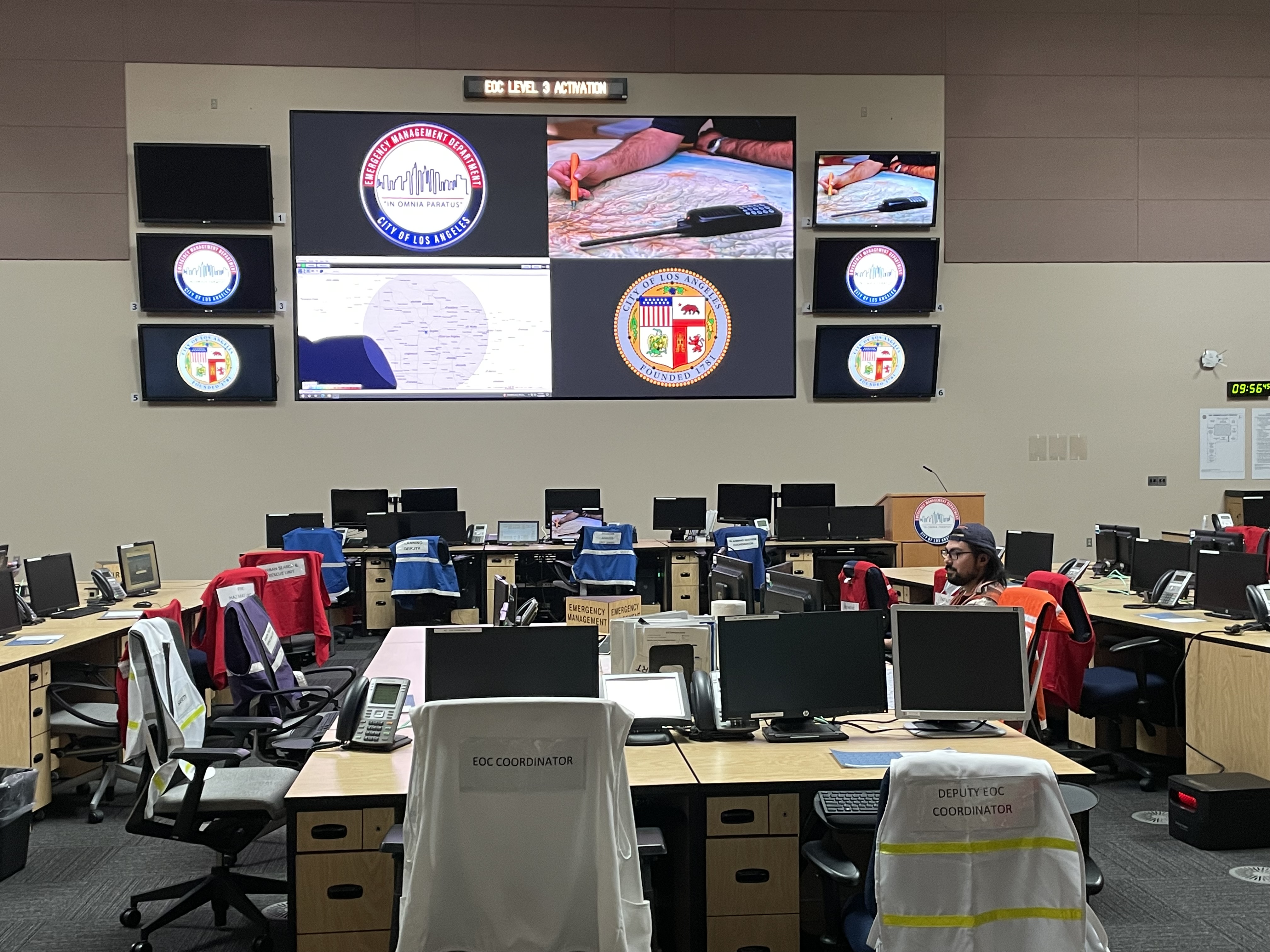 City of LA Emergency Management Operations Center