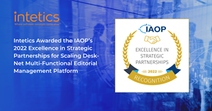 Intetics Awarded the IAOP’s 2022