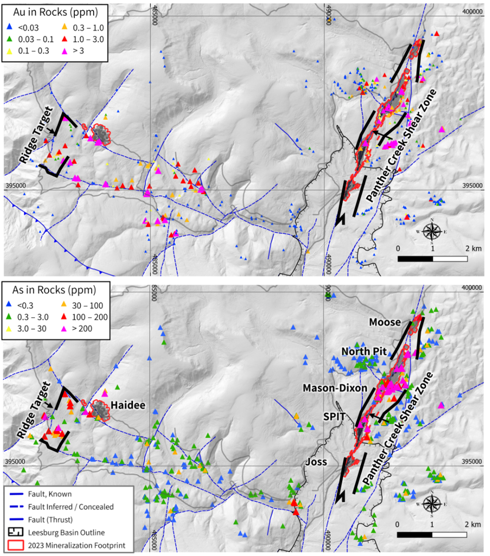 Beartrack-Arnett Gold Project - Ridge Target