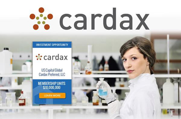 Cardax is a development stage biopharmaceutical company primarily focused on the development of pharmaceuticals for chronic diseases driven by inflammation. Cardax also markets a dietary supplement for inflammatory health.