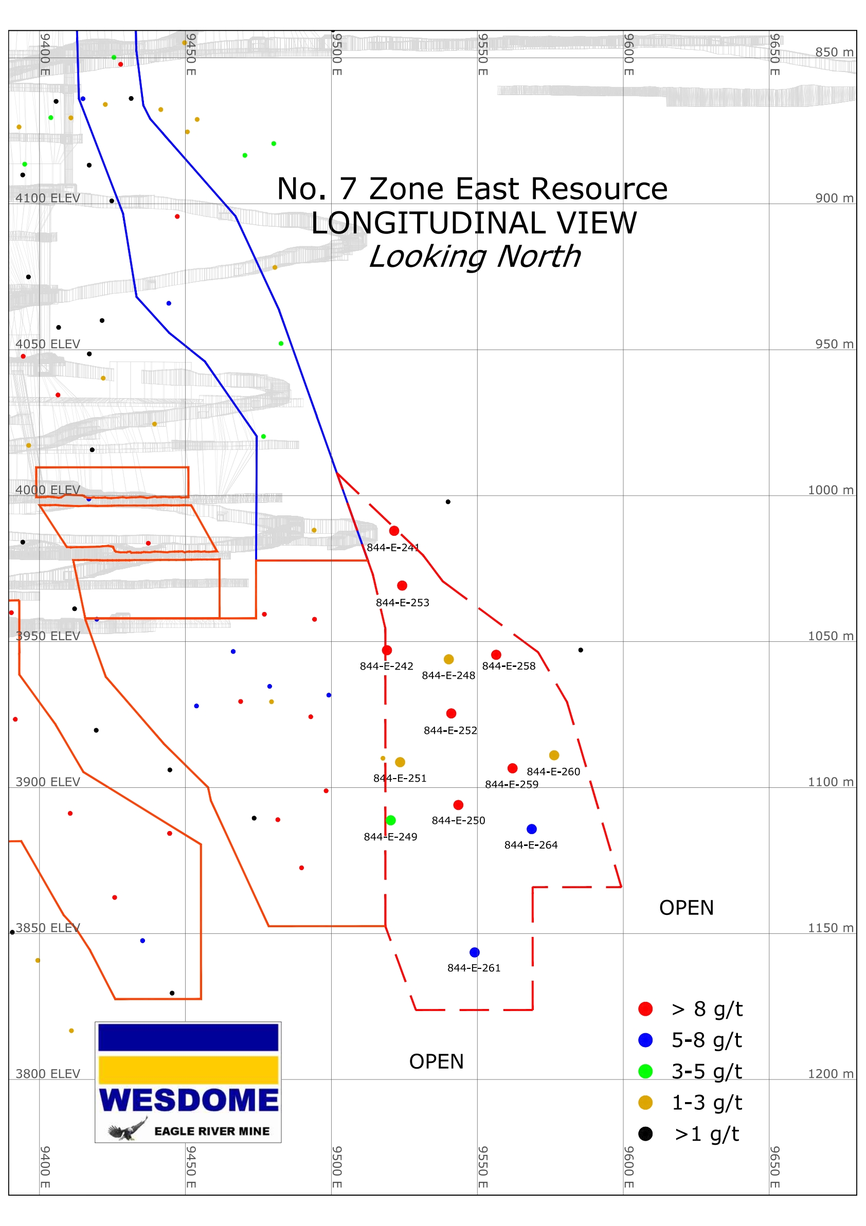 Jun13Figure 2 - 711 East Longitudinal Section
