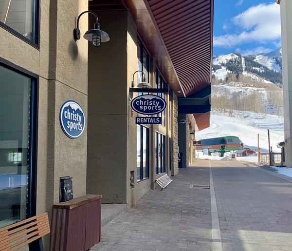 Christy Sports Treasury Center Store Exterior at Crested Butte Mountain