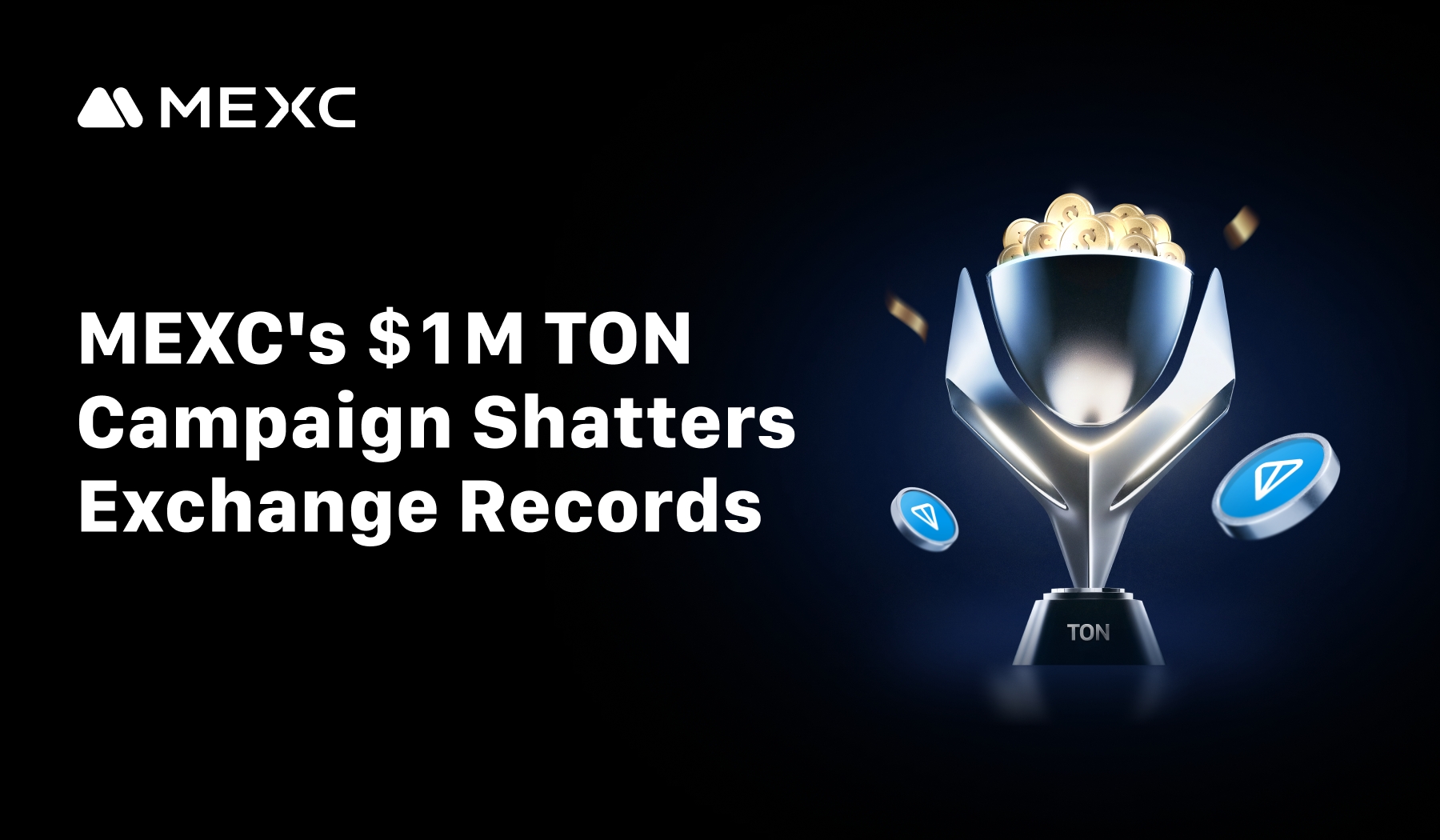 MEXC's $1M TON Campaign Shatters Exchange Records with $6.6 Billion in Trading Volume